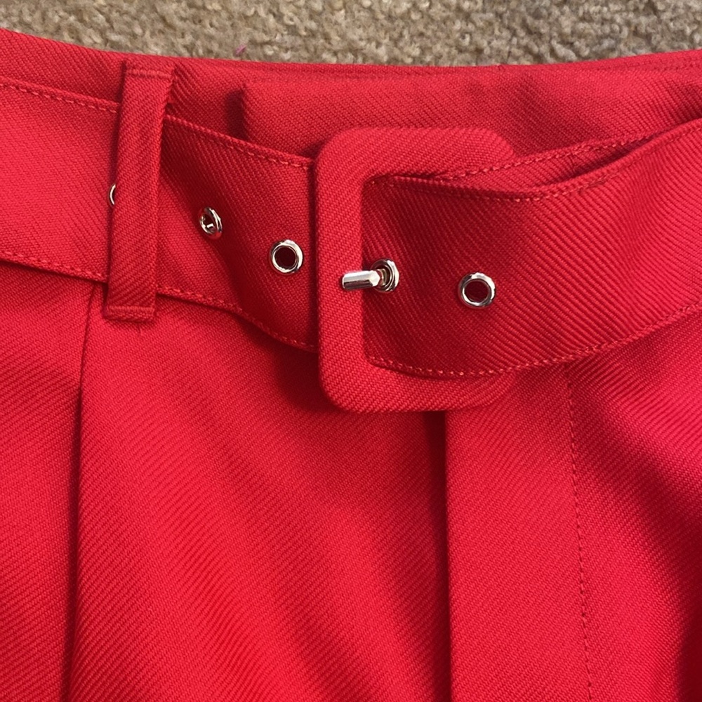 Banana Republic Italian Wool Red Sunset Bermuda Shorts - Picture 9 of 11